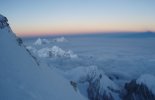 rozbřesk 7800, -35, stín Everestu