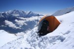 Opět CII 6.600 m. Nenápadný pohoří vzadu jaou